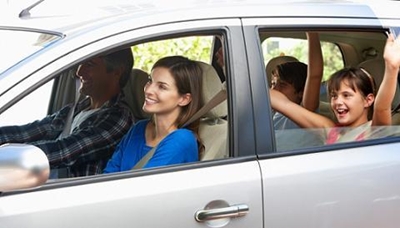 Get the car and kids ready for holiday